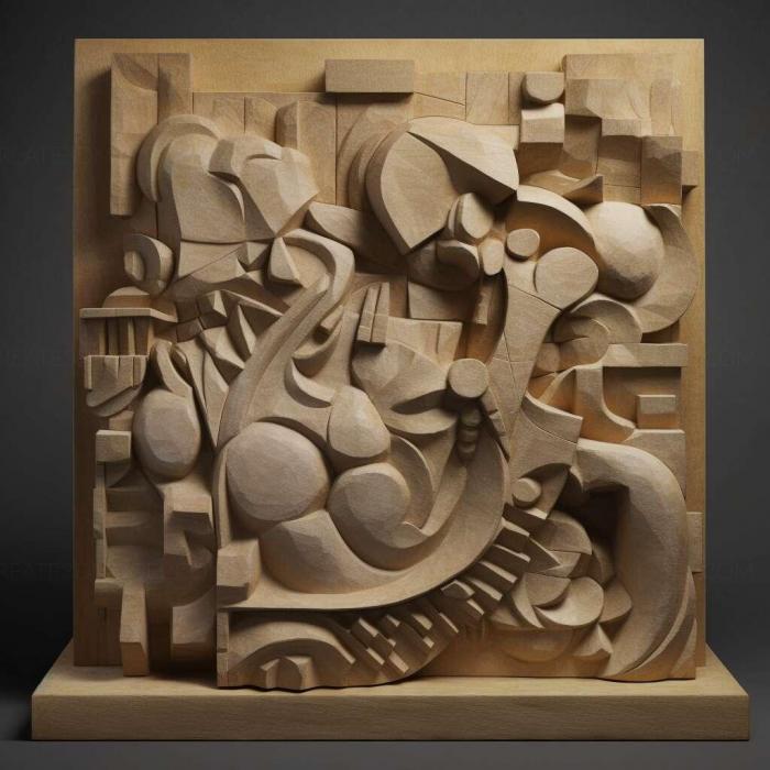 نموذج ثلاثي الأبعاد لآلة CNC 3D Art 